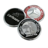 60mm Mercedes Benz Metal Car Rear Badge Sticker Emblem Decal