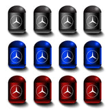 4pcs/set Mercedes Benz Car Air Valve Stem Cap Anti Dirty Tyre Valve Covers