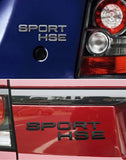 Land Rover SPORT HSE Logo ABS Letter Car Rear Sticker Decal Emblem Badge