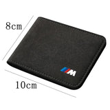 BMW M Power Suede Car Driver License Holder Cover Organizer