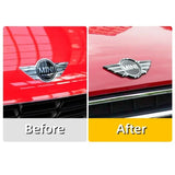 Car Exterior Front Rear Trunk Logo Badge Moulding Sticker Decorative Cover for Mini Cooper