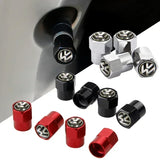 4pcs/set Volkswagen VW Car Air Valve Stem Cap Auto Tyre Valve Covers