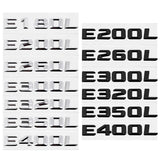Mercedes Benz E180L E200L E260L E320L E350L E400L Car Rear Sticker Decal Emblem Badge