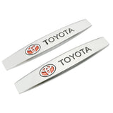 2pcs Toyota TRD Metal Car Fender Side Badge Decal Rear Emblem Sticker