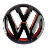 Auto Accessories 130mm Car Front Grille Center Badge 100mm Rear Trunk Emblem for Volkswagen VW Jetta MK6 2011-2014 5C6853601