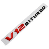 Mercedes Benz V12 BITURBO Logo ABS Car Sticker