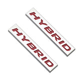 Car Fender Side Trunk Emblem Decoration Sticker for Toyota Hybrid Auris Yaris Corolla 4Runner Badge Decal Exterior Accessories
