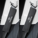2pcs/set Toyota Suede Car Safety Belt Pads Shoulder Covers