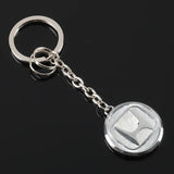 Honda Diamond Metal Car Key Rings Keychain Pendant