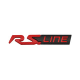 Renault RS Line Logo Metal Car Rear Sticker Emblem Badge Decal