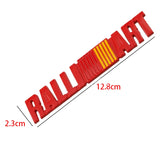 Mitsubishi Ralliart Metal Car Front Grille Emblem Badge Auto Rear Sticker Decal