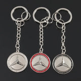 Mercedes Benz Diamond Metal Car Key Ring Pendent