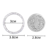 Lincoln Diamond Car Engine One-click Start Stop Button Cover Sticker