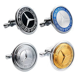45mm Car Front Bonnet Hood Emblem Badge for Mercedes Benz W203 W204 AMG Brabus C E S Class W210 W211 W220