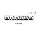 Mercedes Benz Brabus Metal Car Rear Emblem Decal Trunk Badge Sticker