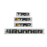 Car Stickers Auto Badge Emblem 4RUNNER TRD OFF ROAD Decals for Tundra Prado Corolla Highlander Venza Hiace Previa SEQUOIA