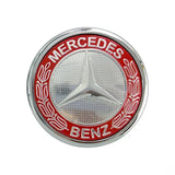 60mm Mercedes Benz Metal Car Rear Badge Sticker Emblem Decal