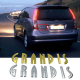 Mitsubishi GRANDIS ABS Car Rear Sticker Emblem Badge Decal
