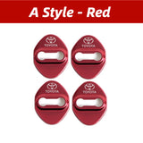 4pcs/set Toyota Stainless Steel Car Door Lock Cover Protection