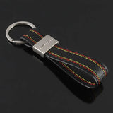 Mercedes Benz AMG Carbon Leather Car Keyring Keychain Pendant