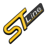 7.9x2.7cm Ford ST Line Metal Car Side Sticker Trunk Emblem Badge Decal