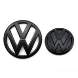 Auto Accessories 130mm Car Front Grille Center Badge 100mm Rear Trunk Emblem for Volkswagen VW Jetta MK6 2011-2014 5C6853601