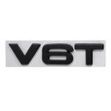 Audi V6T V8T Logo Car Rear Sticker Trunk Emblem Badge Decal