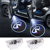 2PCS Car Door Welcome Laser Shadow Lamp Projector LED Light for Infiniti M Series EX Series G Series