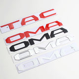 For Tacoma Logo Rear Badge ABS Emblem Car Styling Tailgate Insert Letters Automobile Assessoires Car Stickers and Decals