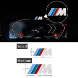 BMW M Power Car Steering Wheel Sticker Instrument Center Control Decal