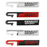 RS GT Renault SPORT Logo Metal Car Rear Sticker Emblem Badge Decal