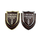 Lincoln Shield Carbon Fiber Car Rear Sticker Window Emblem Badge Decal