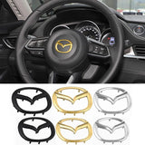 Mazda ABS Car Steering Wheel Sticker Auto Emblem Badge Decal