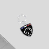 Peugeot Metal Car KeyChain Keyring Key Holder Pendant