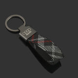 Audi Oxford Webbing Metal Car Keychain