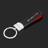 Mercedes Benz AMG Car Keychain Suede Key Ring Holder Pendant