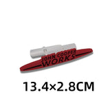 3D Car Rear Sticker Side Fender Emblem Accessories for Mini Cooper S John Cooper Works Logo R50 R52 R53 R55 R56 F54 F55 F56 F60