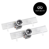 2PCS Car Door Welcome Laser Shadow Lamp Projector LED Light for Infiniti JX35 2013 QX60 2014-2018