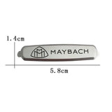 Mercedes Benz Maybach Metal Car Seat Emblem Clips Console Badge Sticker