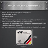 Volkswagen VW Logo Aluminum Alloy Car Body Sticker Nameplate Rear Emblem Badge Decal