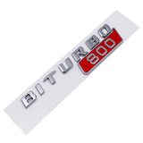 Mercedes Benz BITURBO 700 800 900 Logo ABS Car Rear Sticker