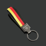 Mercedes Benz Nylon Webbing Car Keyring Keychain Pendant