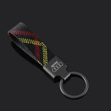 Audi Oxford Webbing Metal Car Keyring