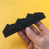 Jeep High Country Metal Car Body Fender Side Sticker Auto Front Grille Emblem Badge