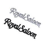 ABS Car Sticker Trunk Rear 3D Royalsaloon Emblem Badge for Crown Carmy Avalon Prius Corolla Yaris Styling Accessories