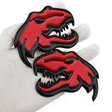 Dodge Dinosaur Metal Car Rear Sticker Auto Window Fender Emblem Badge