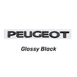 Peugeot ABS Letter Car Rear Sticker Emblem Badge Decal