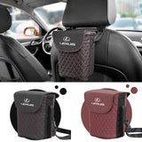 Car Styling Hanging Garbage Holder Double Layer Trash Can Case for Lexus