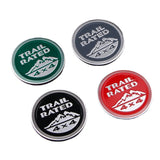 Jeep Trail Rated 4x4 Metal Car Rear Sticker Decal Auto Body Side Emblem Badge