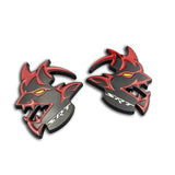 2pcs Dodge Demon SRT Metal Car Stickers Fender Side Badge Emblem